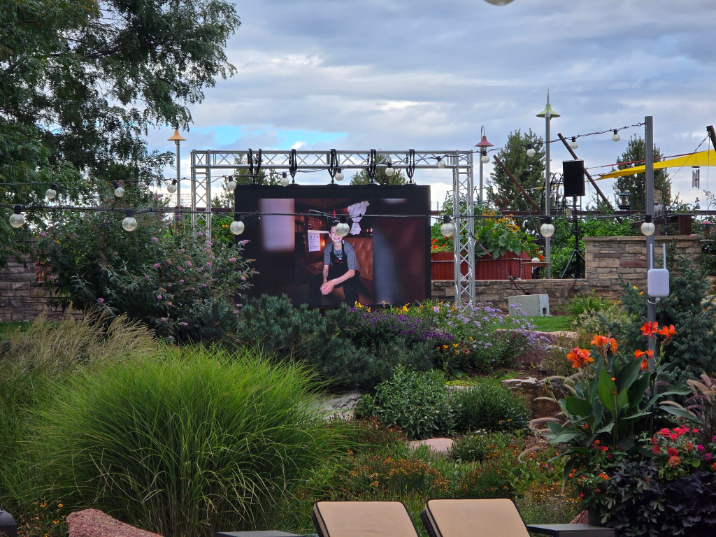 VIBE LED video wall at outdoor event